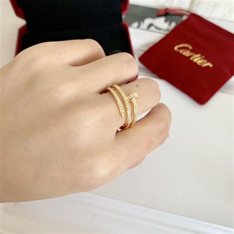 cartier ring nail price|cartier juste un clou small ring.